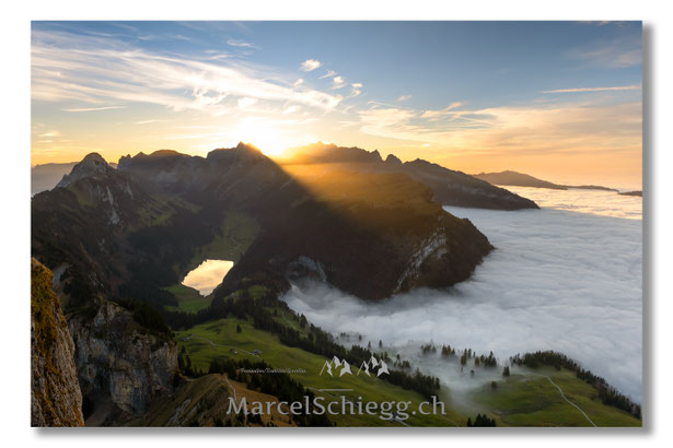 Marcel Schiegg, Fotografie, Hoher Kasten, Sämtisersee, Alpstein, Appenzell, Appenzellerland, Schweiz