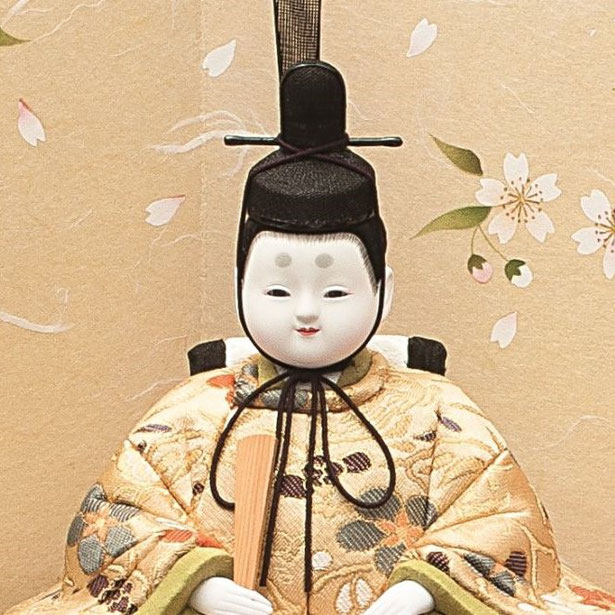 真多呂人形　瑞春雛（男雛）