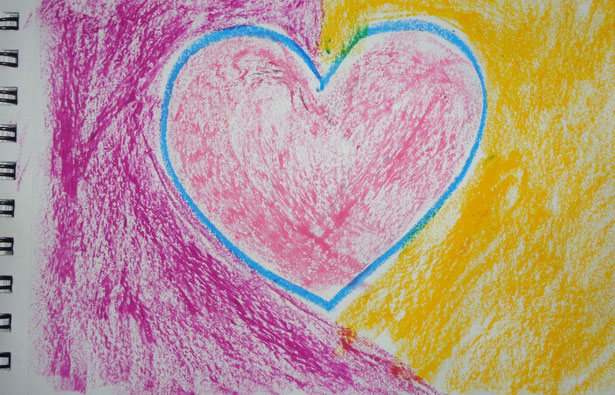 Heart in different colors