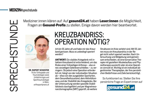 Gesund & Fit, Beitrag vom 10.11.2025