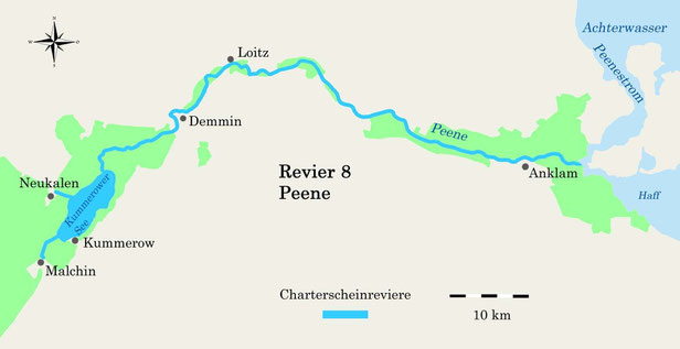 Charterscheinrevier Peene