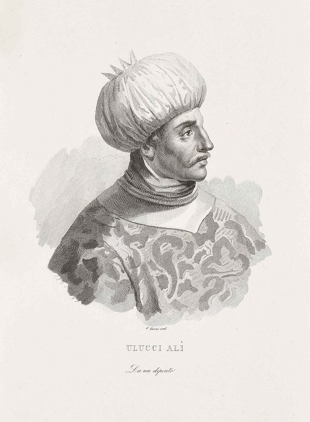 Ottomaanse admiraal Kılıç Ali Paşa (foto: Wikipedia).