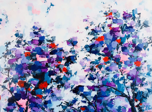Titre: Tendresse et Force.  Grandeur: 30x40 pouces