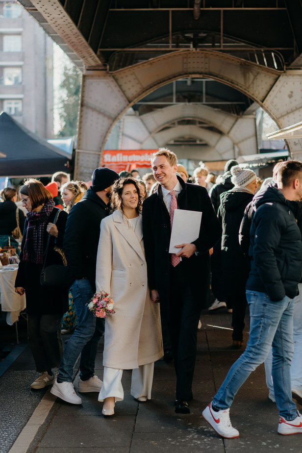 Isemarkt Hamburg Hochzeitspaar 