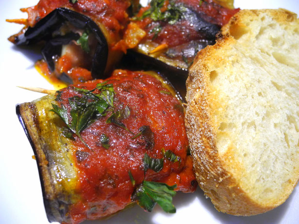 Involtini alla siciliana-mit Auberginen-Guten Appetit!