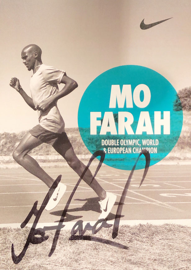 Autograph Mo Farah Autogramm