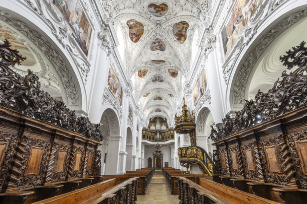 Innenraum Stiftskirche Baumgartenberg © Günther Iby
