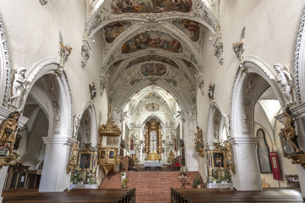 Innenraum Stiftskirche Ardagger © Günther Iby