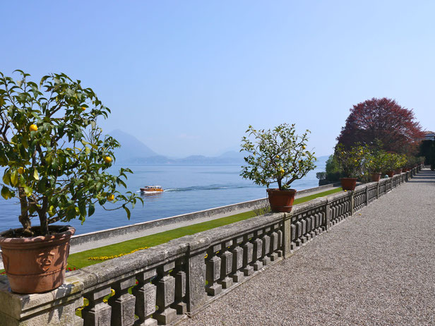 Gartenreise Italien:Palazzo der Borromaer auf der Isola Bella im Lago Maggiore