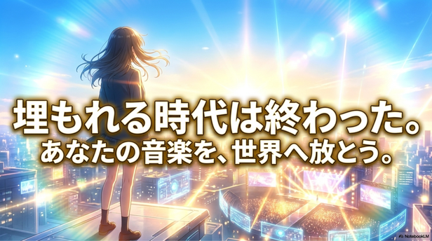 AI音楽は、 ただ投稿するだけでは埋もれやすい時代です。
