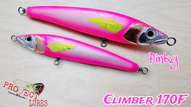 Climber 170F versione Floating 170mm, 55 grammi acciaio inox 316L 1,6mm passante #projectlures #tunafishing #customlures #handmadelures #stickbait #topwater #lures 