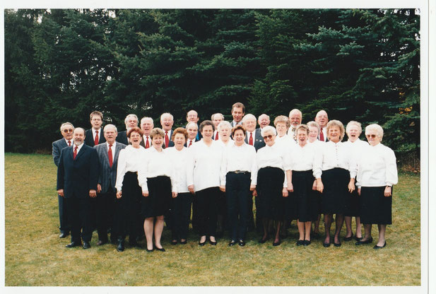 Der gemischte Chor des Gesangvereins Wernborn  1998