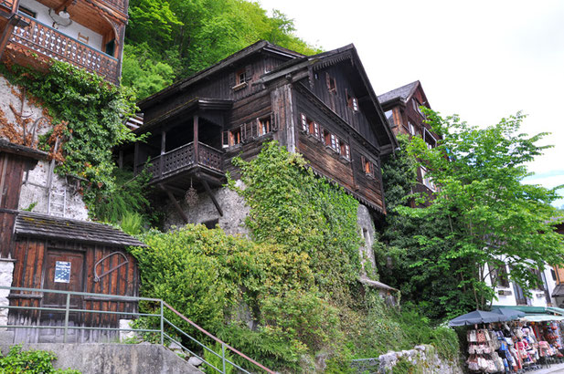 Hellerhaus, Seestraße, Blockbau, Bruchsteinmauerwerk, Welterbe Hallstatt-Dachstein/Salzkammergut, World Heritage,