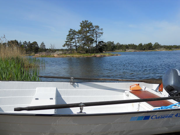 Boot in den Schären Figeholm Schweden