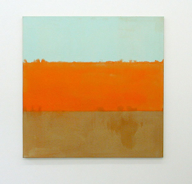 o.T. - 2004, Acryl und Pigment auf Leinwand, 140 x 100 cm