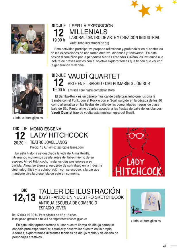 Programa de la Navidad en Gijon