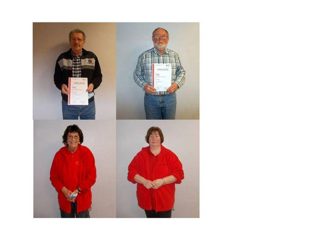 Bild: Dr. Sandra Jost, v.o.l. Horst Seibert, Ernst Bauer, Brunhilde Noß, Silke Wagner