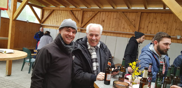 Zwei Altligisten bzw. alde Hase aus dem letzten Jahrhundert: Alex Scheid und Kurt Nofts