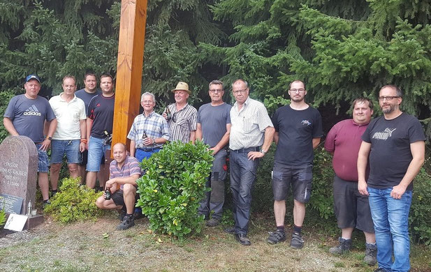 v.l. Eric, Werner, Björn, Timo, Markus, Josef, Axel, Hermann, Andreas, Sven, Kevin, Michael