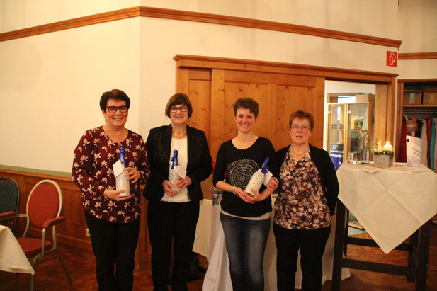 Vorstand: Gisela Nilles, Christa Rauber, Doris Scherer, Margret Rauber