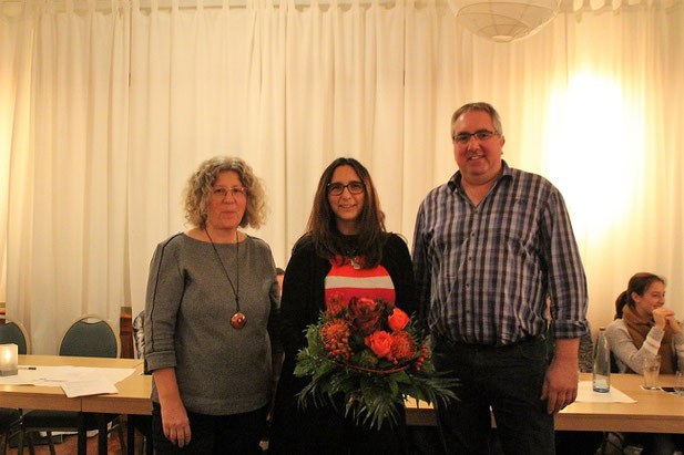v.l Elke, Andrea und Stefan