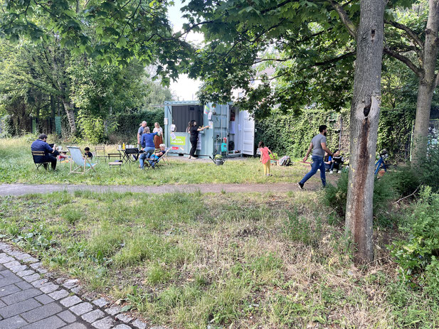 Der Genovevahof im Keupstraßenviertel, August 2022.