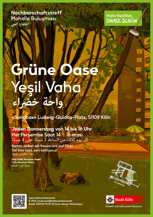 Poster »Grüne Oase« in Neubrück