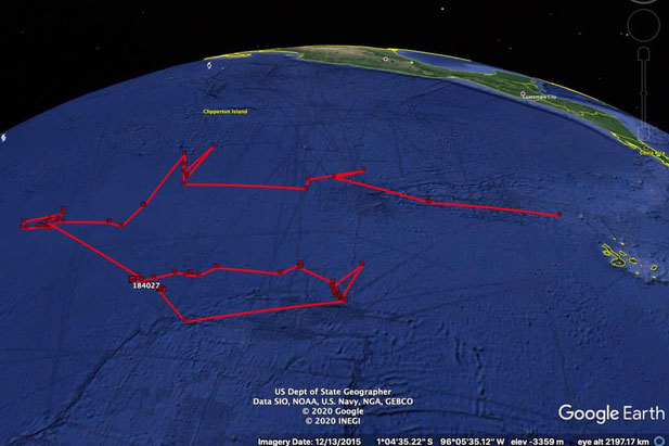Transfer Track "ESPERANZA" SPOT6 ##184027 from September 5, 2019 and April 15, 2020