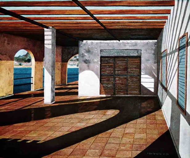 Mazarrón 1995, óleo sobre lienzo 60X73 cm