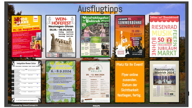 DigiBoard Aussflugtipps