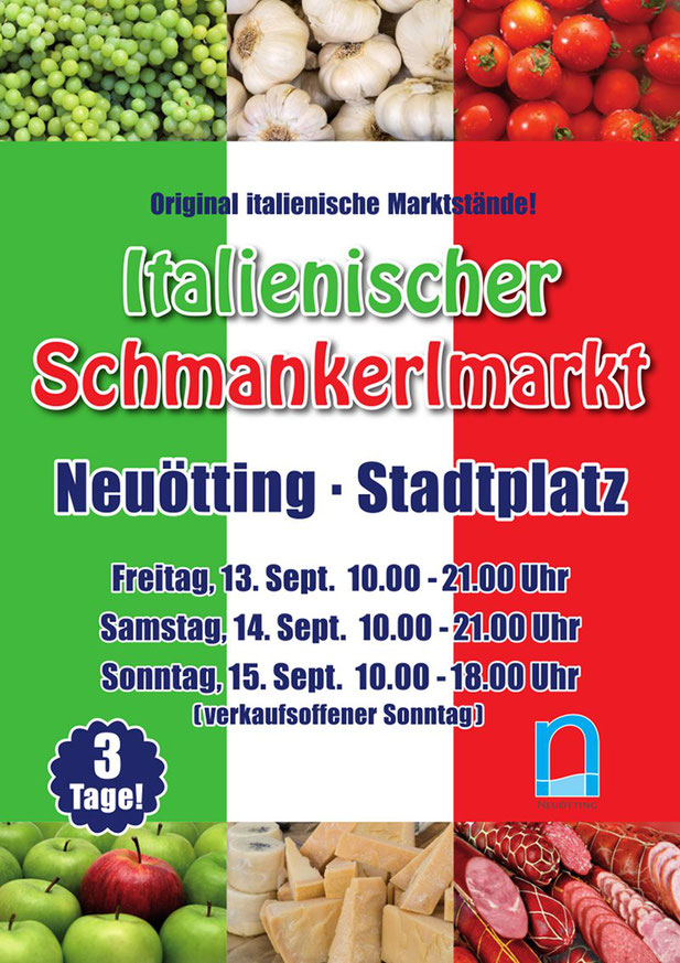 Plakat Italienischer Schmankerlmarkt