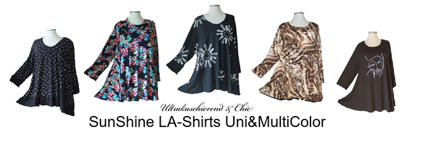 Mari Dago Langarmshirts in 6-Bahnen A-Linie