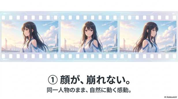 AI動画は今まで、  途中で顔が変わる 目がおかしくなる 表情が崩れる という問題がかなり多かったです。    でもSeedance 2.0は、かなり安定しています。