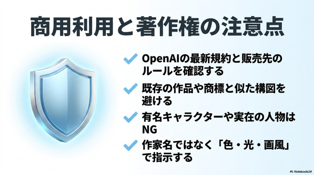ChatGPTで作った画像の著作権と商用利用