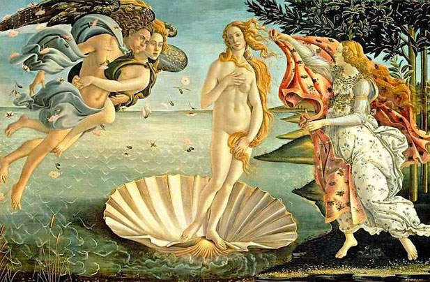 La NAISSANCE de VÉNUS - Dictée - Cm2 tableau
