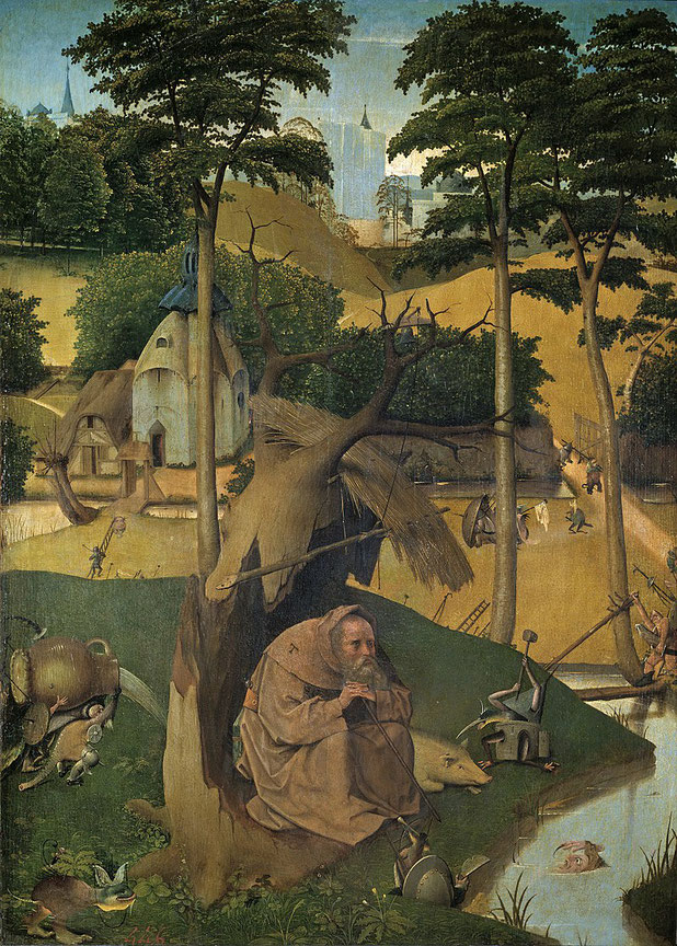 Искушение Святого Антония - картина Иеронима Босха