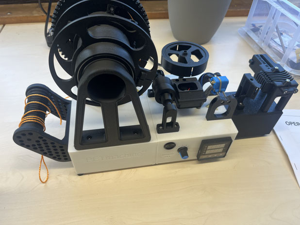 PET Filament herstellen aus alten Flaschen