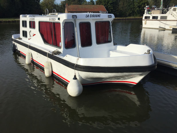 LA CIGOGNE bateau espade 850 fly restauration bateau fluvial penichette peniche LA CIGOGNE