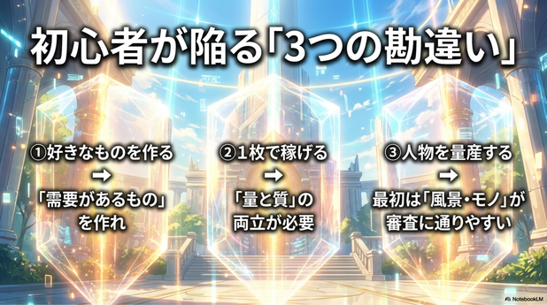 初心者が勘違いしやすいこと