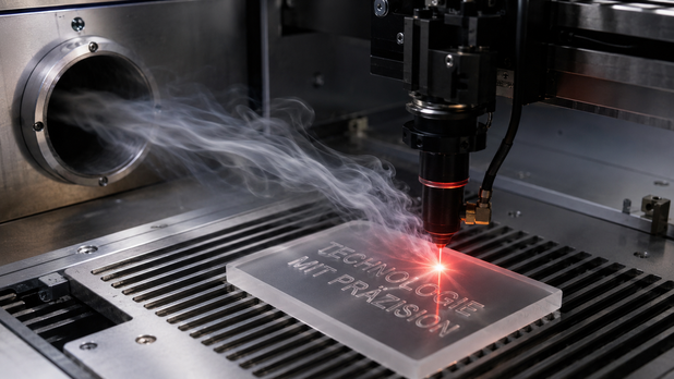 Laserrauch & Feinstaub beim Bearbeiten von Metall, Kunststoff, Holz, Papier, Textilien und Folien – gesundheitsgefährdende Emissionen wirksam absaugen