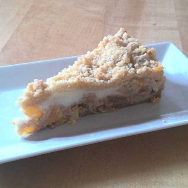 Apfel-Streuseltorte mit Vanillepudding - Troadkastn