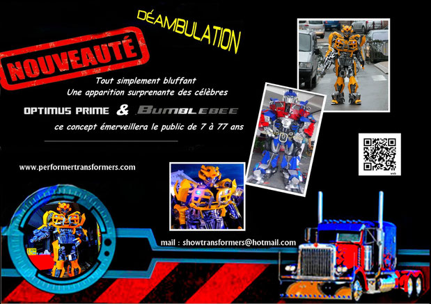 animation transformers , performer transformers , mascotte transformers hasbro , robotsindisguise animation , showtransformers , spectacle transformers , mascotte bumblebee , mascotte optimus prime , mascotte megatron