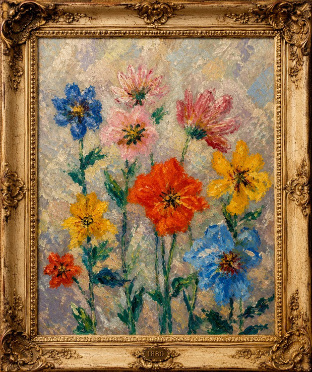 Blumenbild impressionistisch von E, leicht bearbeitet mit Google Fotos.