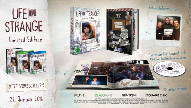 Life is Strange, Limited Edition, Dontnod, Square Enix