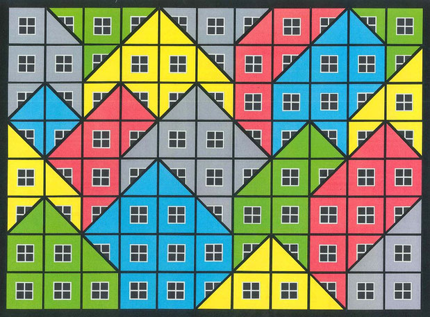 Papiercollage von Klaus Becker, Kassel