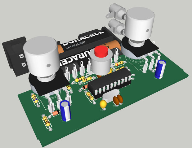 Spielekonsole in Sketchup