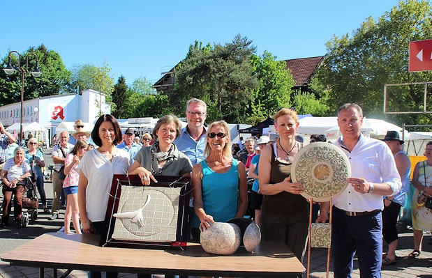 v.l KSK-Silke Zöhler, Beate Weiß, Axel Haab, Ute Andre Engelhardt, Astrid Köhler, Stephan Rausch