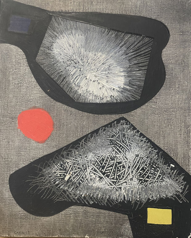 Casimir Zielenkiewic CAZIEL (1906-1988), huile sur toile , signée et datée 1952 , expose à la galerie agnès thiébault, Paris 