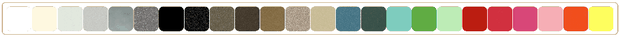 Nuancier 38 coloris thermolaqués pour pied de table TrapYa