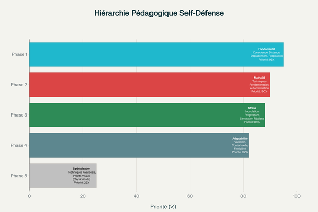 Hiérarchie pédagogique empirique des 5 phases de formation